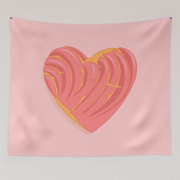 Item preview, Heart Concha Sweet Bread Seashell  designed and sold by fa-me.