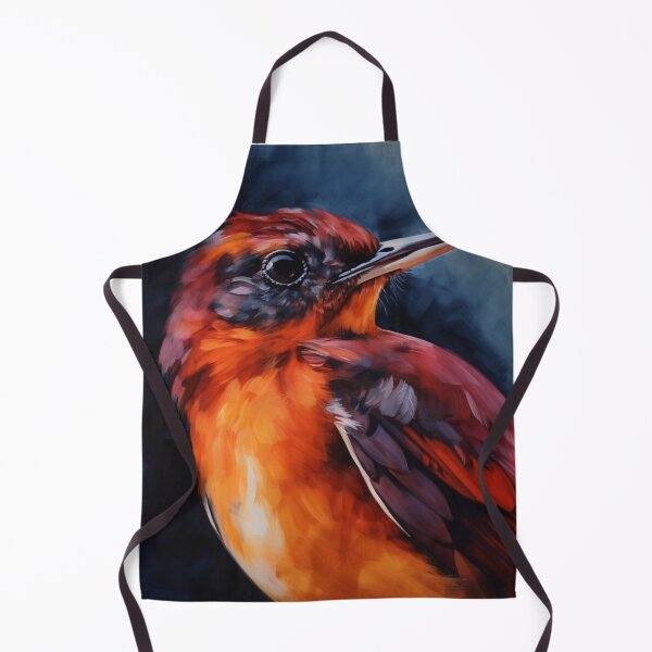 Item preview, Pájaro rojo anaranjado designed and sold by Lesness.