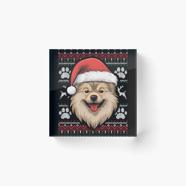Item preview, Eurasier Ugly Sweater Christmas designed and sold by rafaeltto.