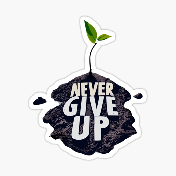 Item preview, Never Give Up designed and sold by Vo0do0oo.