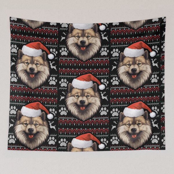 Item preview, Eurasier Ugly Sweater Christmas designed and sold by rafaeltto.
