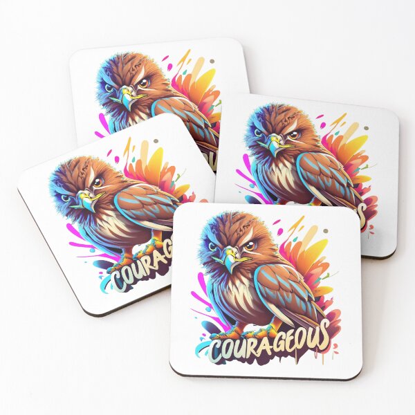 Item preview, Courageous, Hawk Art  designed and sold by Faithloveshop.