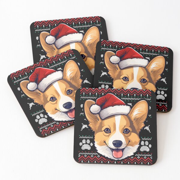 Item preview, Fawn Corgi Ugly Sweater Christmas designed and sold by rafaeltto.