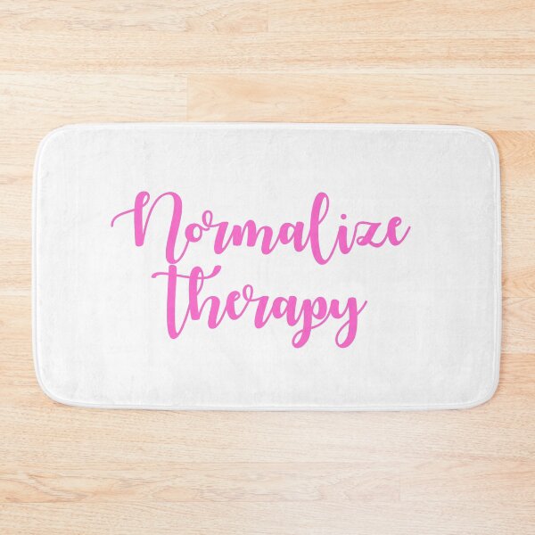 Item preview, Normalize Therapy in Pink designed and sold by coffeepolicy.