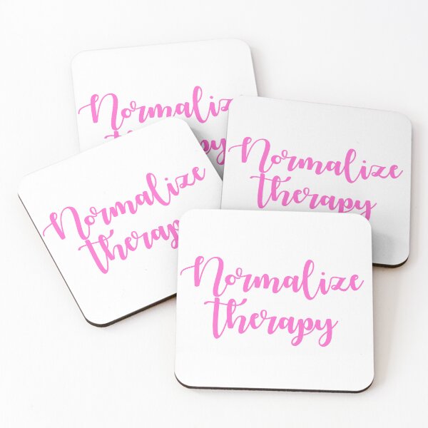 Item preview, Normalize Therapy in Pink designed and sold by coffeepolicy.
