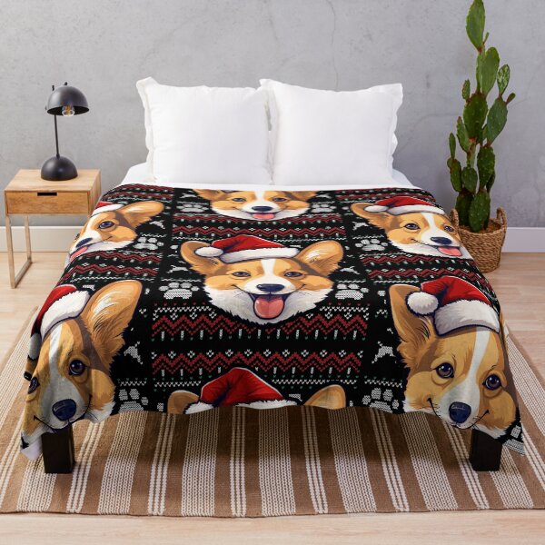 Item preview, Fawn Corgi Ugly Sweater Christmas designed and sold by rafaeltto.