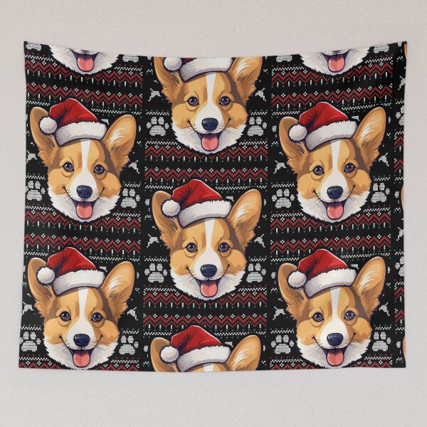 Item preview, Fawn Corgi Ugly Sweater Christmas designed and sold by rafaeltto.