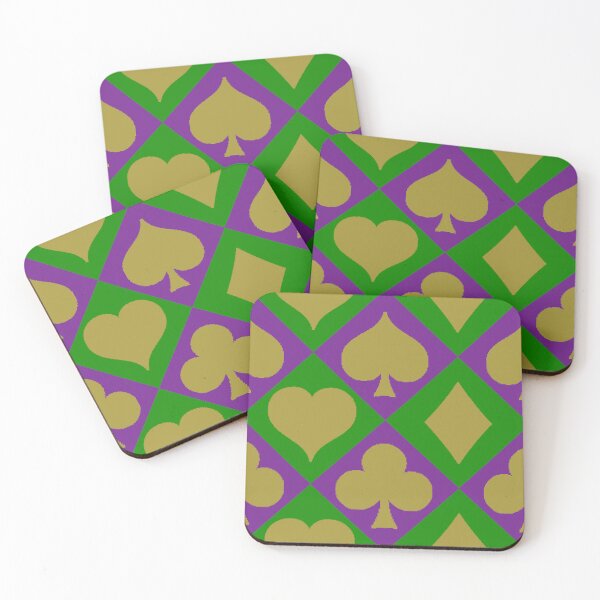 Item preview, Mardi Gras Card Style Green/Purple designed and sold by KelchKreatives.