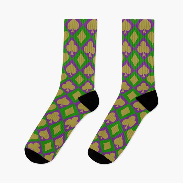 Item preview, Mardi Gras Card Style Green/Purple designed and sold by KelchKreatives.