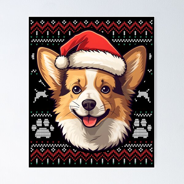 Item preview, Fawn Corgi Ugly Sweater Christmas designed and sold by rafaeltto.