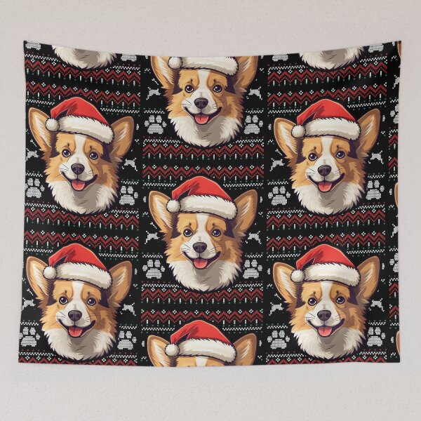 Item preview, Fawn Corgi Ugly Sweater Christmas designed and sold by rafaeltto.