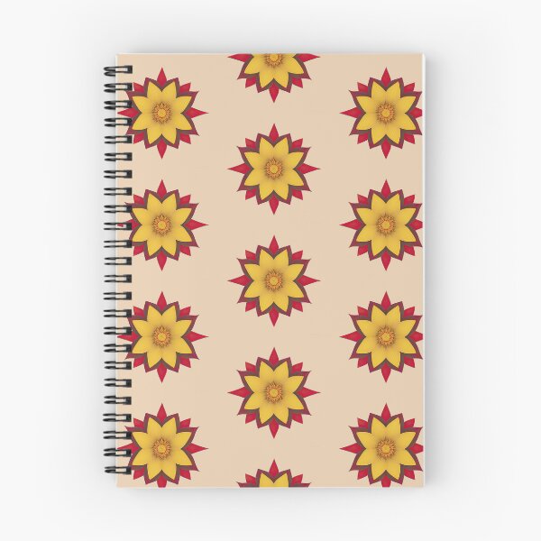 Item preview, Yellow and Red Geometric Flower 02 designed and sold by designs-by-ann.
