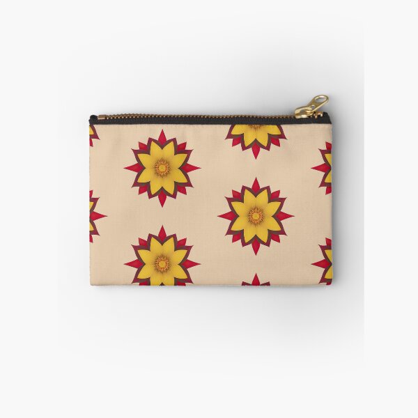 Item preview, Yellow and Red Geometric Flower 02 designed and sold by designs-by-ann.