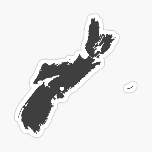Item preview, Nova Scotia Love in Charcoal designed and sold by Maren Misner.