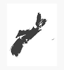 Nova Scotia Love in Charcoal Photographic Print