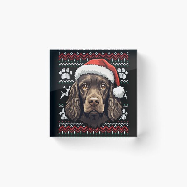 Item preview, Field Spaniel Ugly Sweater Christmas designed and sold by rafaeltto.