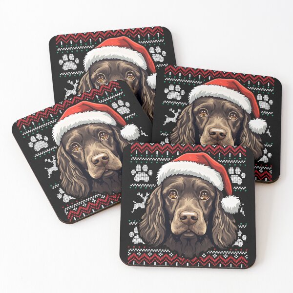 Item preview, Field Spaniel Ugly Sweater Christmas designed and sold by rafaeltto.
