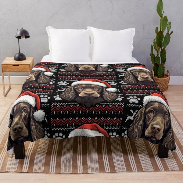 Item preview, Field Spaniel Ugly Sweater Christmas designed and sold by rafaeltto.