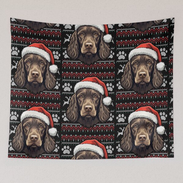 Item preview, Field Spaniel Ugly Sweater Christmas designed and sold by rafaeltto.