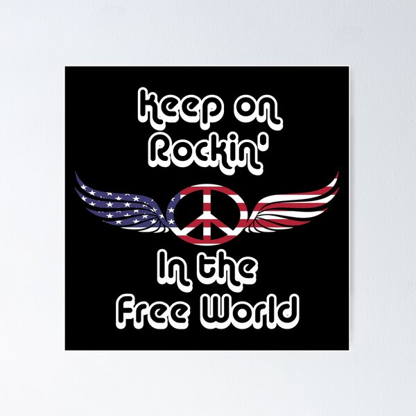 Item preview, Keep On Rockin' in the Free World designed and sold by Mark5ky.