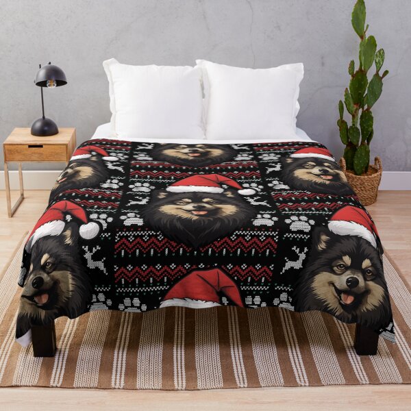 Item preview, Finnish Lapphund Ugly Sweater Christmas designed and sold by rafaeltto.
