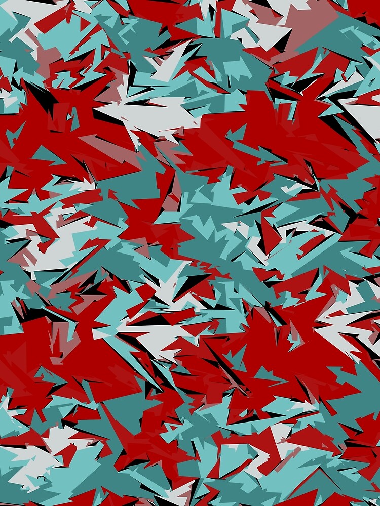 Thumbnail 3 of 3, Scarf, Random Abstract Pattern designed and sold by Texterns.
