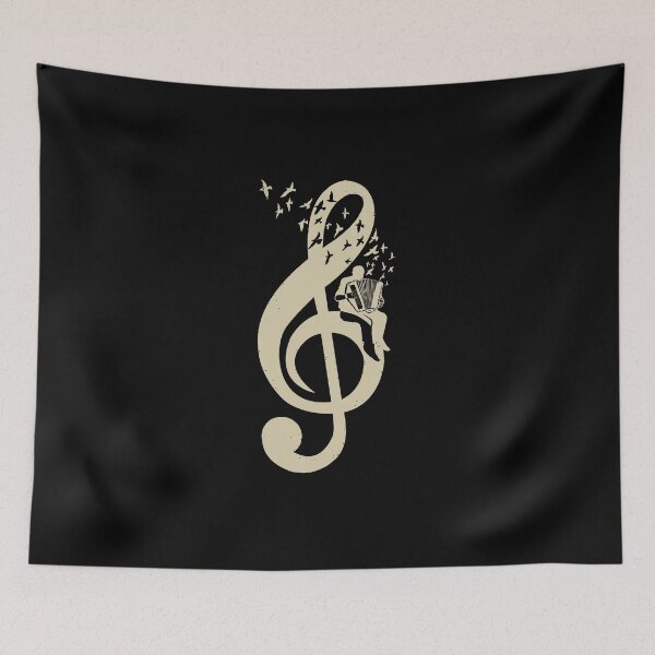 Item preview, Treble Clef -  Music Accordion - Vintage designed and sold by barmalisiRTB.