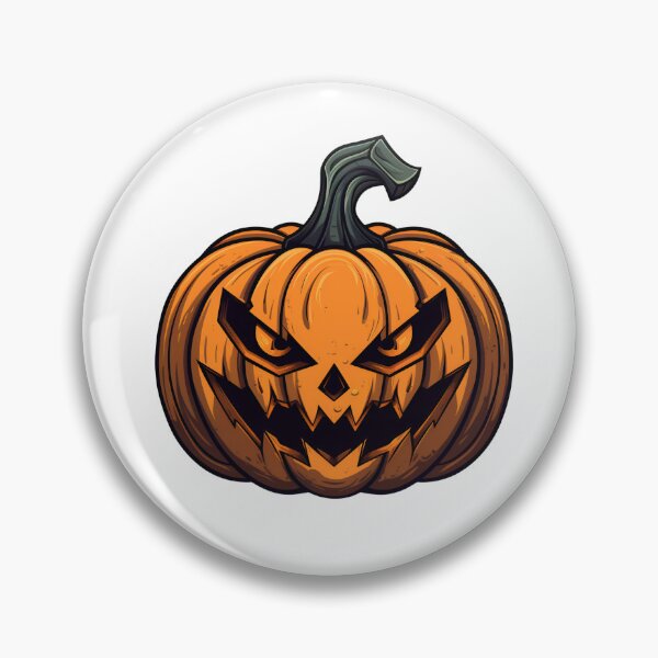 Item preview, Halloween Cartoon Style Pumpkin Monster Halloween Pumpkin Scary Pumpkin Sticker Art Prints and More designed and sold by Kevin Lou.