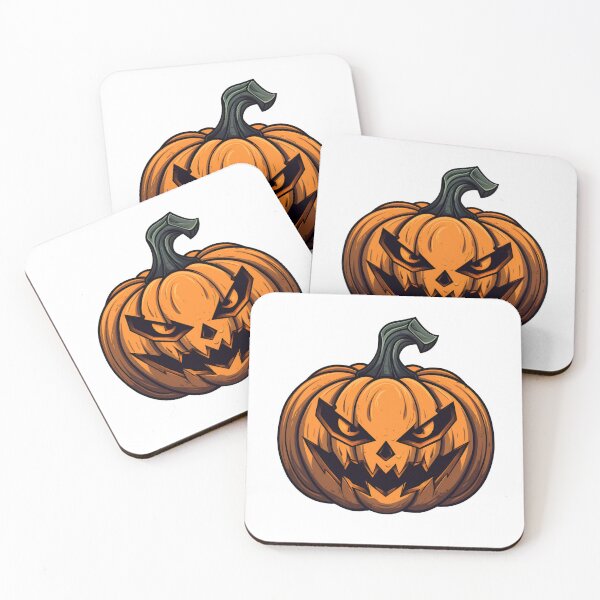 Item preview, Halloween Cartoon Style Pumpkin Monster Halloween Pumpkin Scary Pumpkin Sticker Art Prints and More designed and sold by Kevin Lou.
