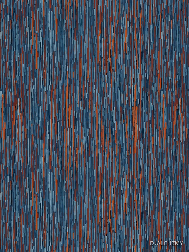 Thumbnail 5 of 5, Graphic T-Shirt, Abstract Blue, Orange & Red Lines designed and sold by DJALCHEMY.