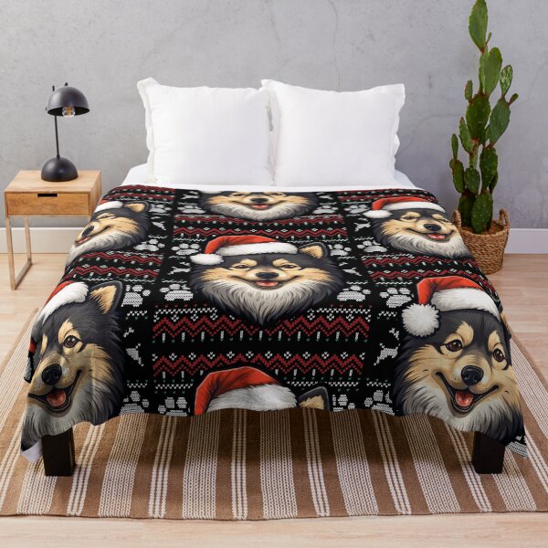 Item preview, Finnish Lapphund Ugly Sweater Christmas designed and sold by rafaeltto.