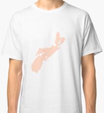 Nova Scotia Love in Peach Classic T-Shirt