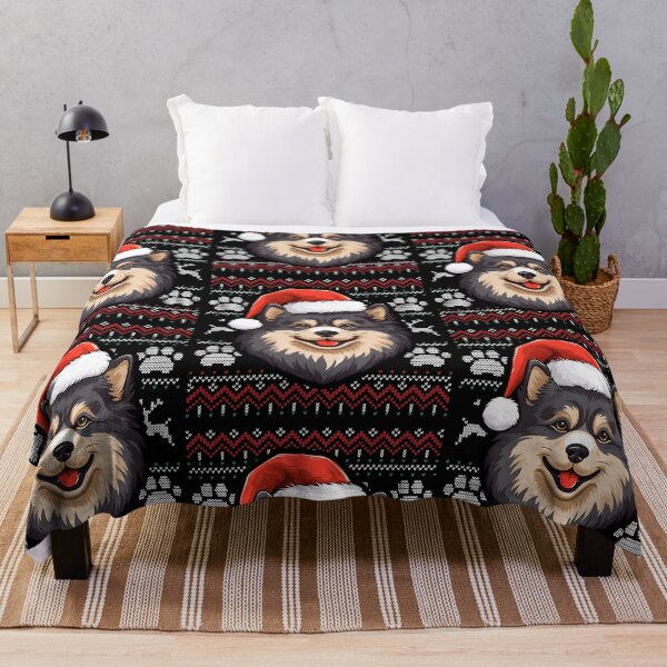 Item preview, Finnish Lapphund Ugly Sweater Christmas designed and sold by rafaeltto.
