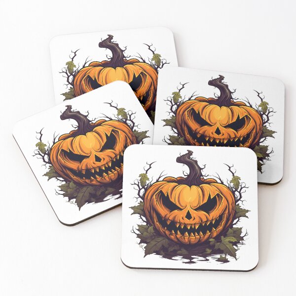 Item preview, Halloween Cartoon Style Pumpkin Monster Halloween Pumpkin Scary Pumpkin Sticker Art Prints and More designed and sold by Kevin Lou.