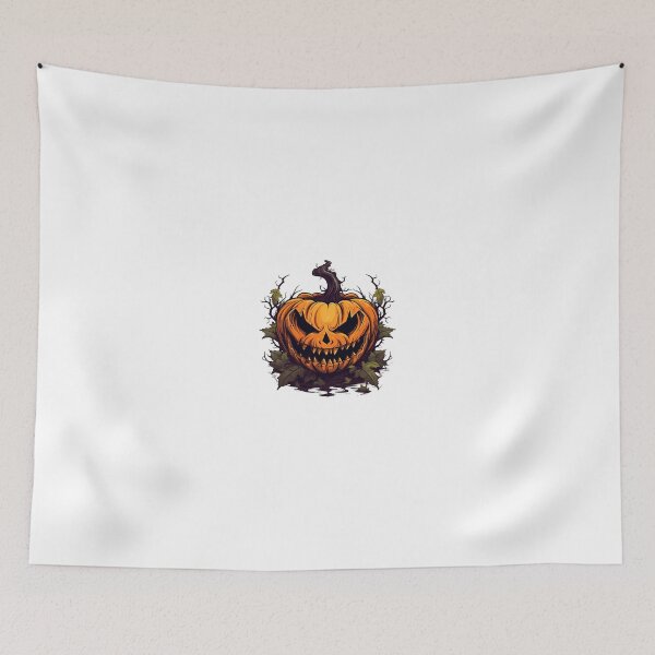 Item preview, Halloween Cartoon Style Pumpkin Monster Halloween Pumpkin Scary Pumpkin Sticker Art Prints and More designed and sold by Kevin Lou.