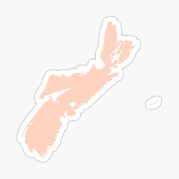 Item preview, Nova Scotia Love in Peach designed and sold by Maren Misner.