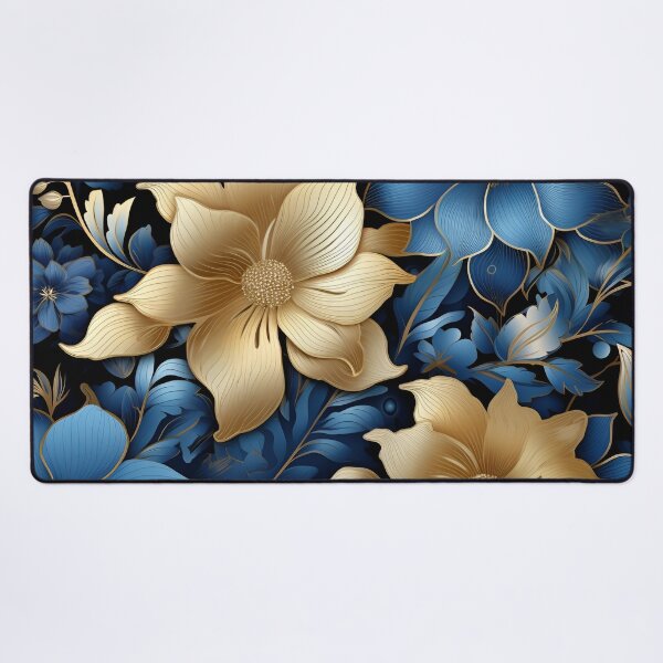 Item preview, Blue and gold colorful tapestry digital print designed and sold by dcrc.