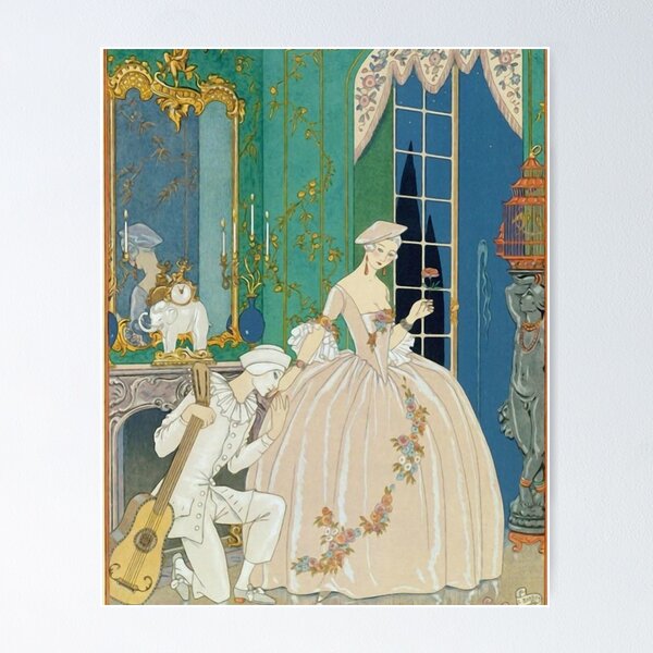 Item preview, Fetes Galantes by Georges Barbier designed and sold by will-o-wares.