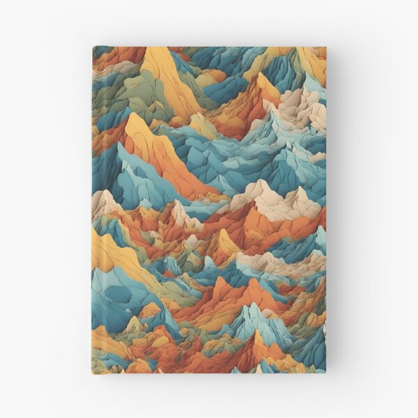 Item preview, Abstract Colorful Mountains designed and sold by DJALCHEMY.