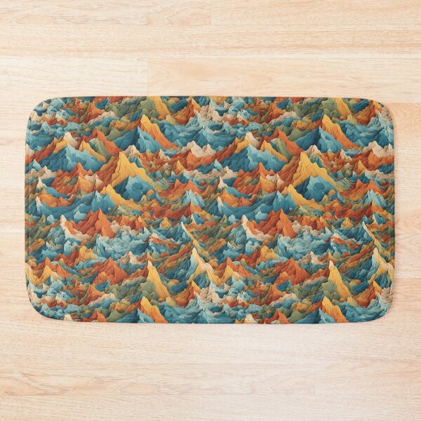 Item preview, Abstract Colorful Mountains designed and sold by DJALCHEMY.