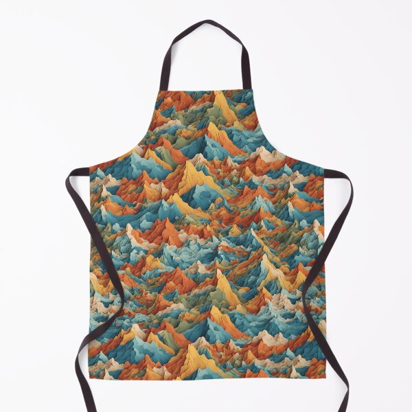 Item preview, Abstract Colorful Mountains designed and sold by DJALCHEMY.