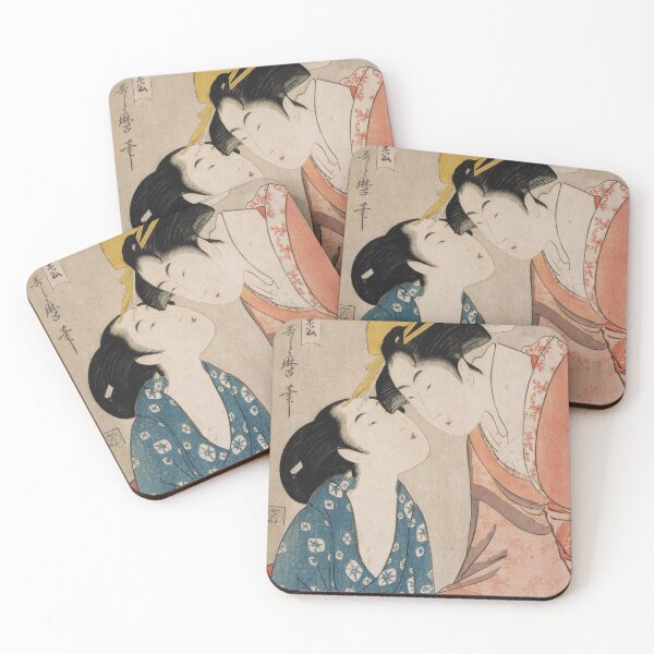 Item preview, Messenger with a Letter, from the series “Elegant Five-Needled Pine” by Kitagawa Utamaro designed and sold by My Artprintz.