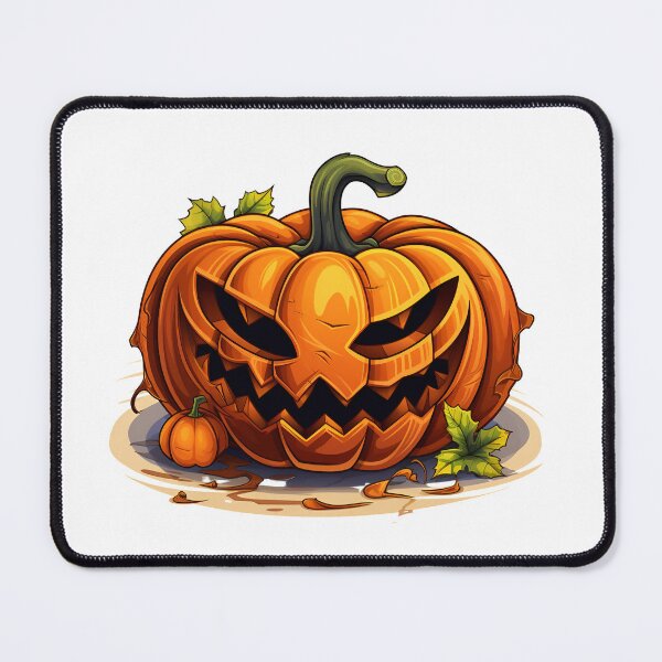 Item preview, Halloween Cartoon Style Pumpkin Monster Halloween Pumpkin Scary Pumpkin Sticker Art Prints and More designed and sold by Kevin Lou.