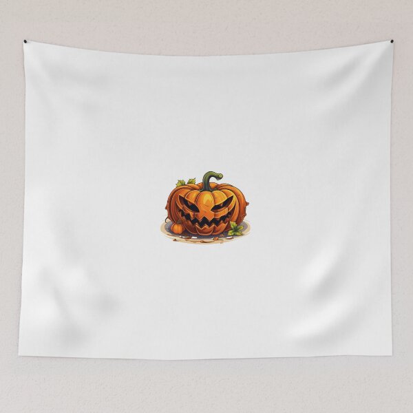 Item preview, Halloween Cartoon Style Pumpkin Monster Halloween Pumpkin Scary Pumpkin Sticker Art Prints and More designed and sold by Kevin Lou.