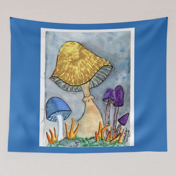 Item preview, Cordyceps and Fungi Friends on a Grey Day designed and sold by Isabelle Herring.