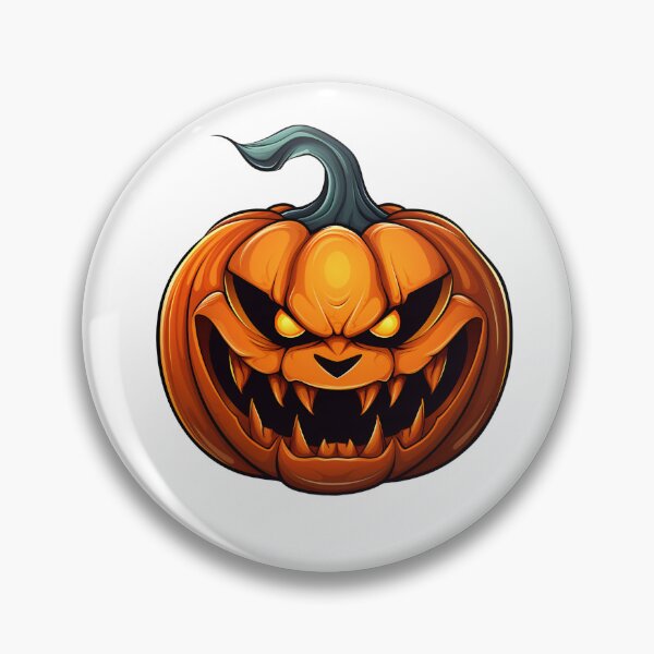 Item preview, Halloween Cartoon Style Pumpkin Monster Halloween Pumpkin Scary Pumpkin Sticker Art Prints and More designed and sold by Kevin Lou.