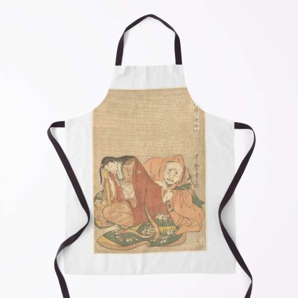 Item preview, The Poet Sōjō Henjō (816–890) Slipping a Letter into a Woman’s Sleeve designed and sold by My Artprintz.