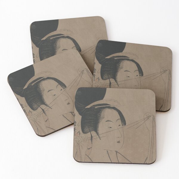 Item preview, Usuginu by Utamaro Kitagawa designed and sold by My Artprintz.