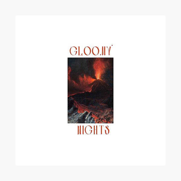 Item preview, Gloomy Nights, Volcano Shirt, Illustration Design, Deeprest Shirt designed and sold by Featheryy.