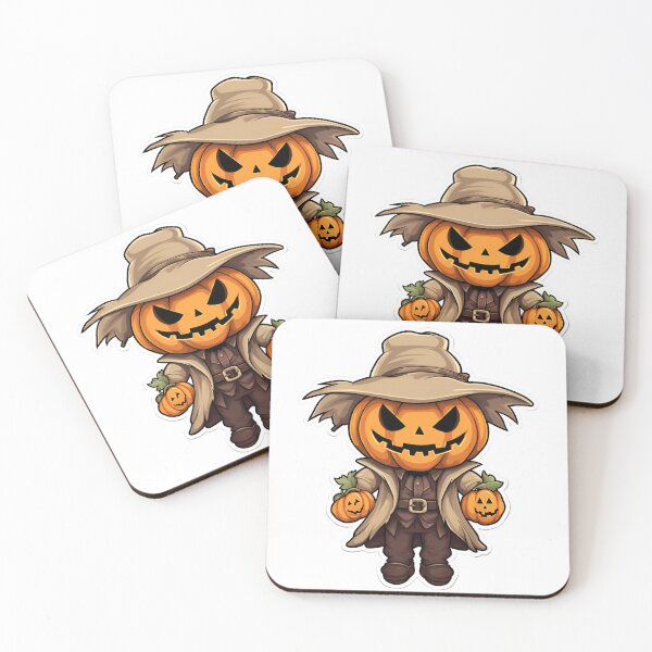 Item preview, Halloween Cartoon Style Pumpkin Monster Halloween Pumpkin Scary Pumpkin Sticker Art Prints and More designed and sold by Kevin Lou.